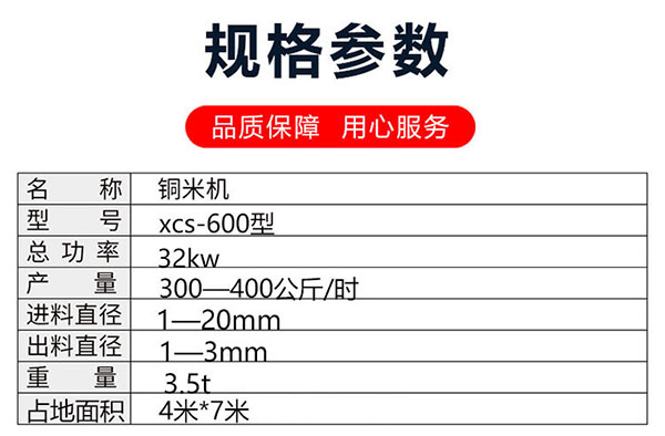 銅線(xiàn)破碎機參數